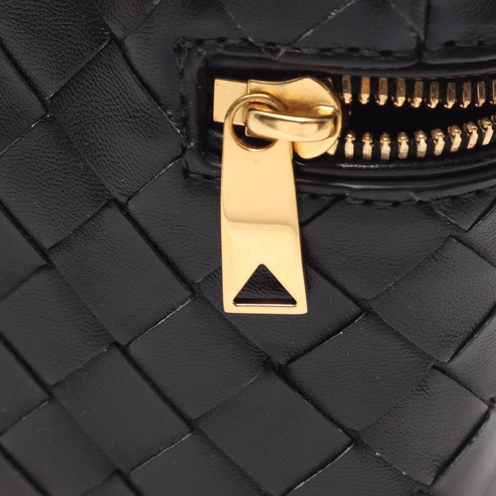 BOTTEGA VENETA Black Leather Intrecciato Bag - Picture 8 of 8